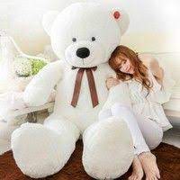 47 Giant Huge Big Stuffed Animal White Teddy Bear Plush Soft Toy 120cm Wish White Teddy Bear Teddy Bear Images Big Teddy Bear