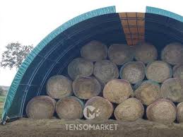 I capannoni in pvc kopron possono essere fissi o retrattili. Tunnel Agricoli Tunnel Pvc Per Fieno Rimessa Trattori Allevamento