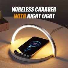 Wireless Charger Fast Charging Pad and LED Lamp-SA2405-185