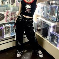 Maybe you would like to learn more about one of these? Fashion Goth Hello Kitty Aesthetic Novocom Top