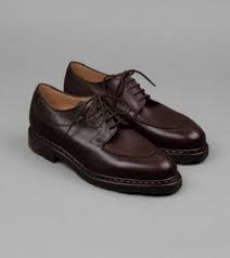 Paraboot Avignon Brown Grain Leather Shoe
