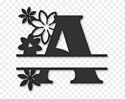 Free Free 243 Split Flower Monogram Svg Free SVG PNG EPS DXF File
