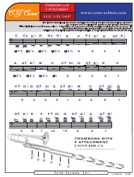 Trombone With F Attachment Basic Slide Chart Download