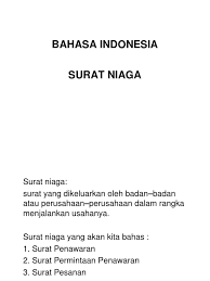 Bentuk kerja sama tersebut bisa digunakan untuk kegiatan jual beli barang, atau suatu penawaran kerja sama bisnis serta usaha. Contoh Surat Niaga Pemesanan Barang