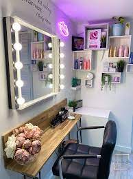 Makeup Station At Makeover Box Garden Studio Beauty Room Decor Home Beauty Salon Salon Interior Design