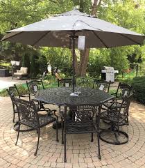 Tuscany dining set by hanamint this collection has the same style and comfort as many of the other collections, just with a smaller profile chair. Delivery Installation Of Patio Furniture In Algonquin Il Transmotion