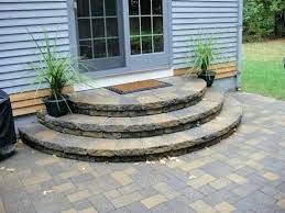 31 Small Paver Patio Ideas Diy Pictures With Fire Pit Tips Building Patio Stairs Patio Steps Patio Stones
