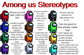 Here S My Version Of The Stereotypes In Among Us Amongus
