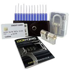 Almost any lock that you encounter in the real world is going to be a basic pin tumbler lock. Lock Pick Set Beginners Box Lock Picks Training Locks Ebook
