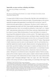 As a student, you'll also write essays in your courses. Pdf Immortality An Essay On Science Technology And Religion