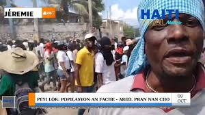 Nouvo Chante Manifestan yo fè pou la Police kap plede bay Gaz nan  Manifestasyon yo