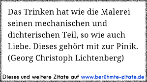 Das Trinken Hat Wie Die Malerei Seinen Mechanischen Und