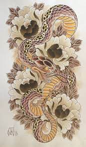 15 Traditional Japanese Snake Tattoo Designs Petpress Japanese Tattoo Japanese Snake Tattoo Design Japanese Snake Tattoo