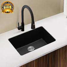 Check spelling or type a new query. 635 469 241mm Black Granite Quartz Stone Top Under Mount Kitchen Sink Single Bowl Bathroom Sales Direct Pty Ltd