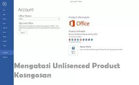 Cara mengatasi/memperbaiki unlicensed product microsoft office word 2010, 2013 dan 2016. Cara Mengatasi Unlicensed Product Microsoft Office 2010 2013 Dan 2016 Kosngosan