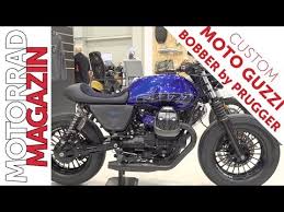Built by cliff fisher of stasis motorcycles, the bike has a story as special as the design itself: Moto Guzzi Bobber Umbau Blauer Bomber Auf V9 Basis Von Siegi Prugger Youtube