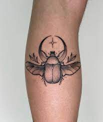 Эскиз татуировки жук скарабей