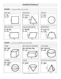 In triangle def, angle e = angle f; Geometry Formulas All Gathered On One Easy Cheat Sheet By Mr Murphy