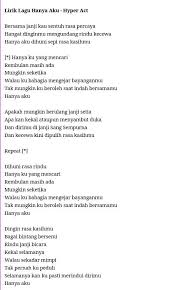 Merenung jauh mendengarkan kata hati / mengharap kasih sentuhan jiwa na. Bahagia Kasihmu Lirik
