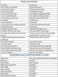 How To Say I Love You In French French Love Phrases Loving Nicknames To Call Your Partner In Frenc French Love Quotes French Love Phrases How To Speak French