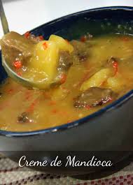 Caldo De Mandioca Da Ana Maria Braga Receita De Creme De Mandioca Com Carne Dia Dia Band Com Br Receita Receitas Sopas Receitas Mandioca Com Carne