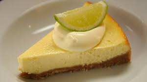 Lime Cheesecake Topped With A Dollop Of Fresh Cream Lime Cheesecake Cheesecake Cheesecake Recipes