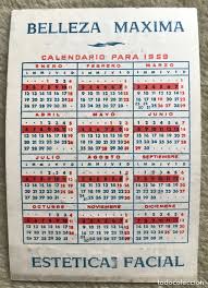 Te compartimos nuestras fechas importantes, en materia de salud, a nivel nacional e internacional, junto con información básica y detalles al respecto Antiguo Calendario De Bolsillo Ano 1959 Ful Comprar Calendarios Antiguos En Todocoleccion 180257220