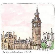 Our House Travel Art Urban Sketching City Sketch