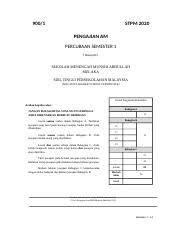Akhirnya pada pukul 1.45 petang. S1 2019 Smk Munshi Abdullah Melaka Docx Stpm 2020 900 1 Pengajian Am Percubaan Semester 1 Dua Jam Sekolah Menengah Munshi Abdullah Melaka Sijil Tinggi Course Hero