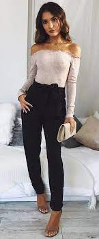 46 Stunning Winter Outfits Ideas With Black Pants Wear4trend Showpo Outfits Herbst Outfit Classy Outfits