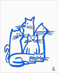 Pin By Havva Gunnur Seven On Chic Cats Cat Portraits Cute Animal Illustration Cats Illustration