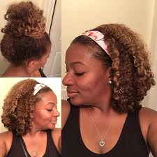Braid Out High Bun Protective Styles Bleached Hair Highlights Bleached Hair Hair Highlights Natural Hair Styles