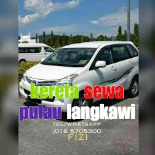 The number plate was also complemented by a kereta sewa (english: Kereta Sewa Pulau Langkawi Home Facebook
