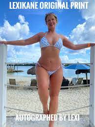 Mature Onlyfans Bikini Model Lexi Kane Risque Printed Gloss Photo 4X6 LE  Auto | eBay