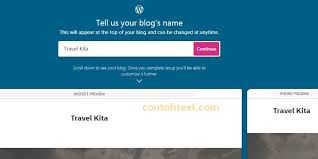 Blog bertujuan untuk menjadi sesuatu yang informatif dan bermanfaat. Cara Membuat Blog Di Wordpress Bagi Pemula Gratis Contohtext