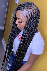 25 Cool Ways To Wear 2 Layer Braids This Season Stayglam In 2020 Braids For Black Women Braids For Black Hair New Braided Hairstyles