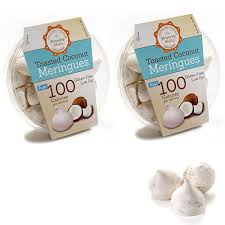 Can you freeze meringue cookies? 2 Boxes Toasted Coconut Meringue Cookies Gluten Free Low Fat Pareve Sweet Snacks Ebay