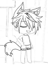 Unique collection for fans of the japanese genre. Gacha Life Kolorowanki Fox Girl Lineart By Lineart Download 736 1136 Gacha Life Coloring Pages 37arts Net