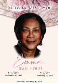 Emma Jean House Obituary