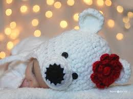 Kfb (knit into front and back) = knit next st but do not remove from needle, knit into back loop of same st and remove from needle. Crochet Polar Bear Hat Pattern Repeat Crafter Me