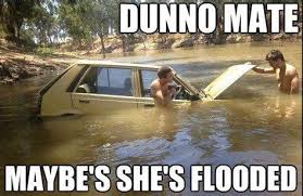 Now all i had to do was flick the basement light off and on, and he was here. Flooded Basement Memes