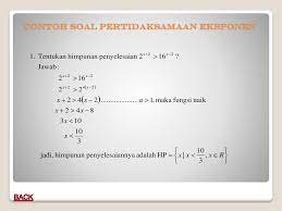 Maybe you would like to learn more about one of these? Contoh Soal Dan Pembahasan Fungsi Eksponen Kelas 10 Peranti Guru