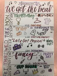 Hogh School High School Homecoming School Spirit Week School Spirit Posters