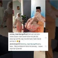 Ketika di sebuah pengambaran jenama makanan suplimen. Media Hiburan Comelnya Emma Maembong Dengan Alvin Chong Facebook