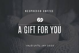 Free gift + free shipping on orders over $35. Nespresso Coffee Gift Certificate Template Visme