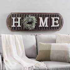 Suitable for smooth surfaces such as ceramics, tiles, glass, doors and windows, rooms, mirrors, firewalls, furniture, electrical appliances, plastics, metals, etc. Home With Wreath Dark Shutter Wall Plaque Kirklands