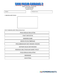 Buku program perkhemahan unit beruniform 2017. Modul Kokurikulum Exercise
