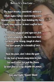 Sometimes when we grow, we grow apart. And sometimes when we break, we  break ourselves and our own heart. Sometimes when we say, we say too much  too fast. And sometimes though