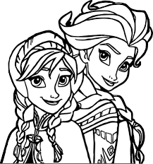 Great Image Of Elsa Anna Coloring Pages Davemelillo Com Ana De Frozen Frozen Para Colorear Fotos Frozen