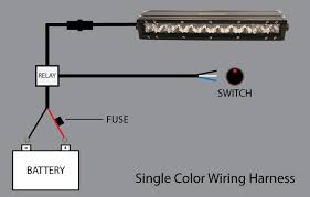You will have to adjust the current ratings for the light you are using. Wiring Harness Diagrams